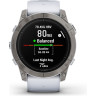 Часы GARMIN EPIX PRO (GEN 2) – SAPPHIRE EDITION TITANIUM WITH WHITESTONE BAND 51 мм 010-02804-11