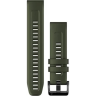 Ремешок GARMIN QUICKFIT для часов Fenix 5/6/7 и Epix 2 силиконовый цвета мха, 22 мм 010-13111-03