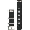 Ремешок сменный GARMIN QUICKFIT 22 WATCH STRAPS JACQUARD-WEAVE NYLON STRAP – BLACK 10645