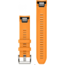 Ремешок сменный GARMIN QUICKFIT 22 WATCH STRAPS SPARK ORANGE SILICONE STRAP 11755