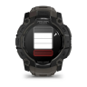 Смарт-часы GARMIN INSTINCT 3 (50 мм) AMOLED черные/угольные 010-03020-00